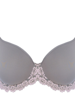 Wacoal Embrace Lace contour WA853191 Smoke/Crystal Pink