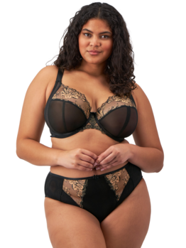 Elomi Teagan plunge EL302602 Black/Almond