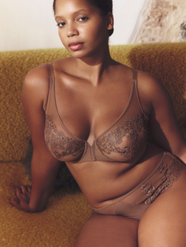 Simone Perele Saga full cup plunge 15C319 Tender Brown