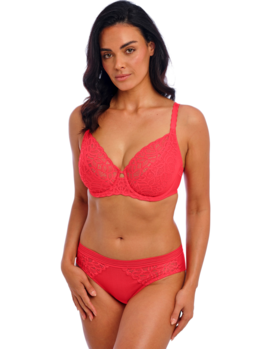 Wacoal Raffine plunge WE148001 Hibiscus